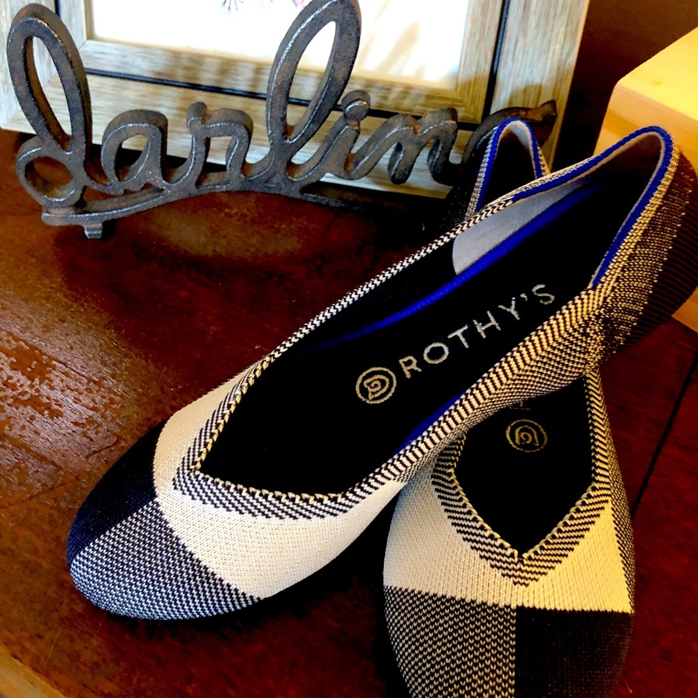 Rothy’s The Flat Captoe Black